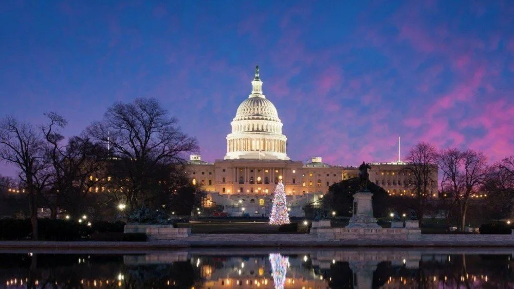 Capitolio de Washington por la noche